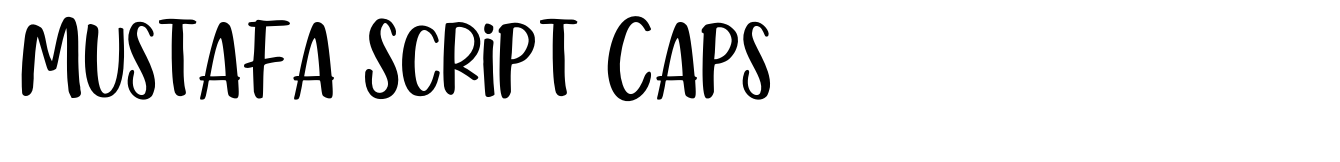 Mustafa Script Caps